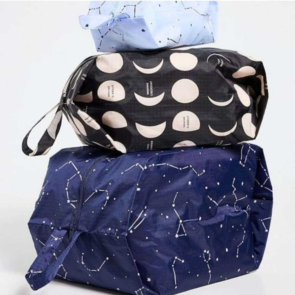 Baggu 3D Zip Set - Constellation And Moon